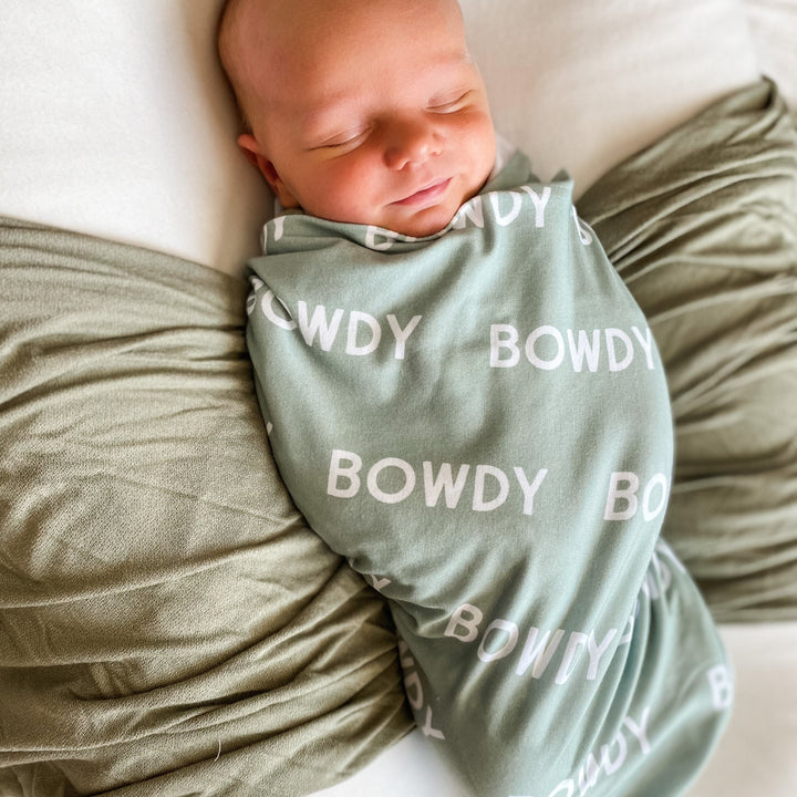 Bowdy Baby Name Swaddle