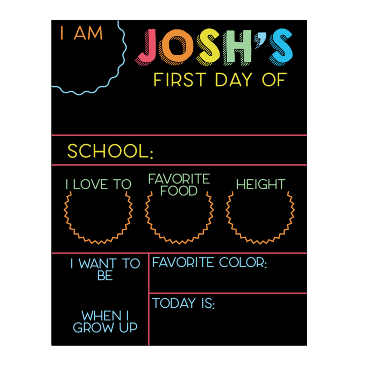 Back to School Sign