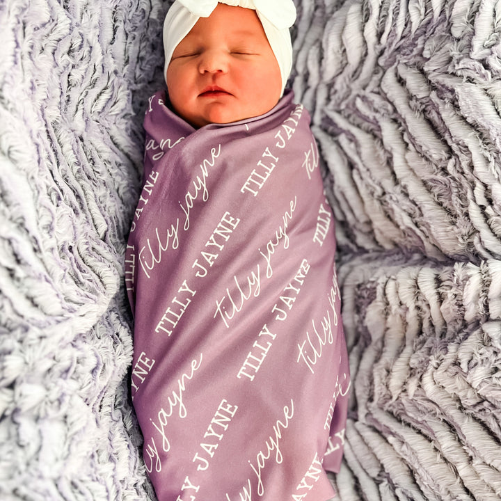 Tilly Jayne Baby Name Swaddle