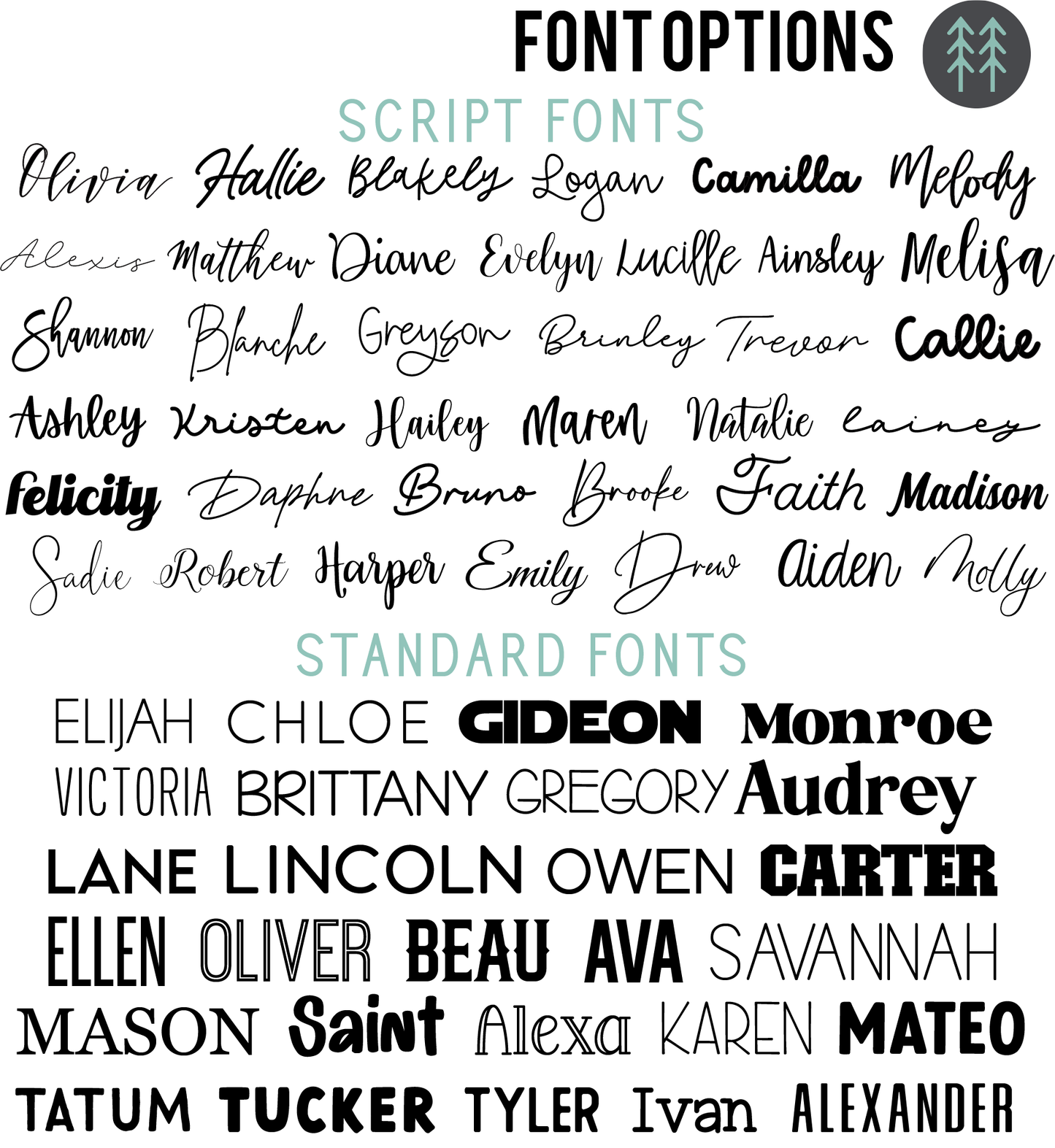 Stella Brynn Round Name Sign
