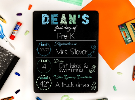 Back to School Sign