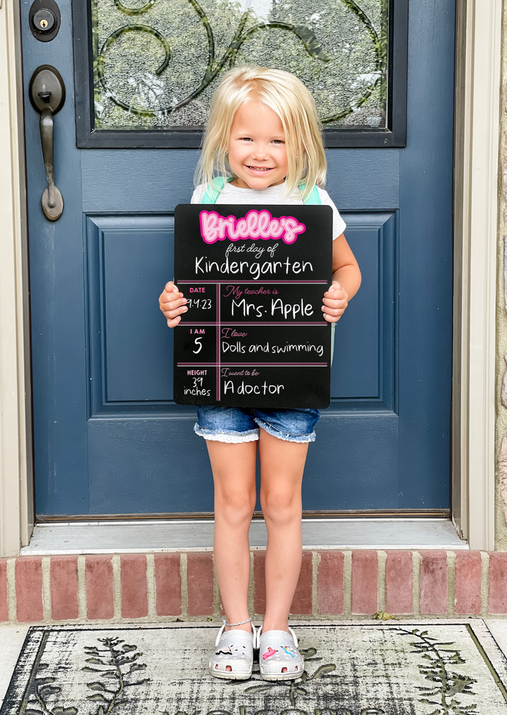 Back to School Sign