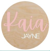 30 Inch Kaia Jayne, Natural Base