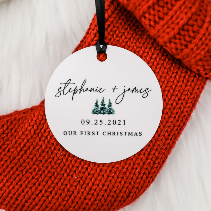 Personalized First Christmas Ornament