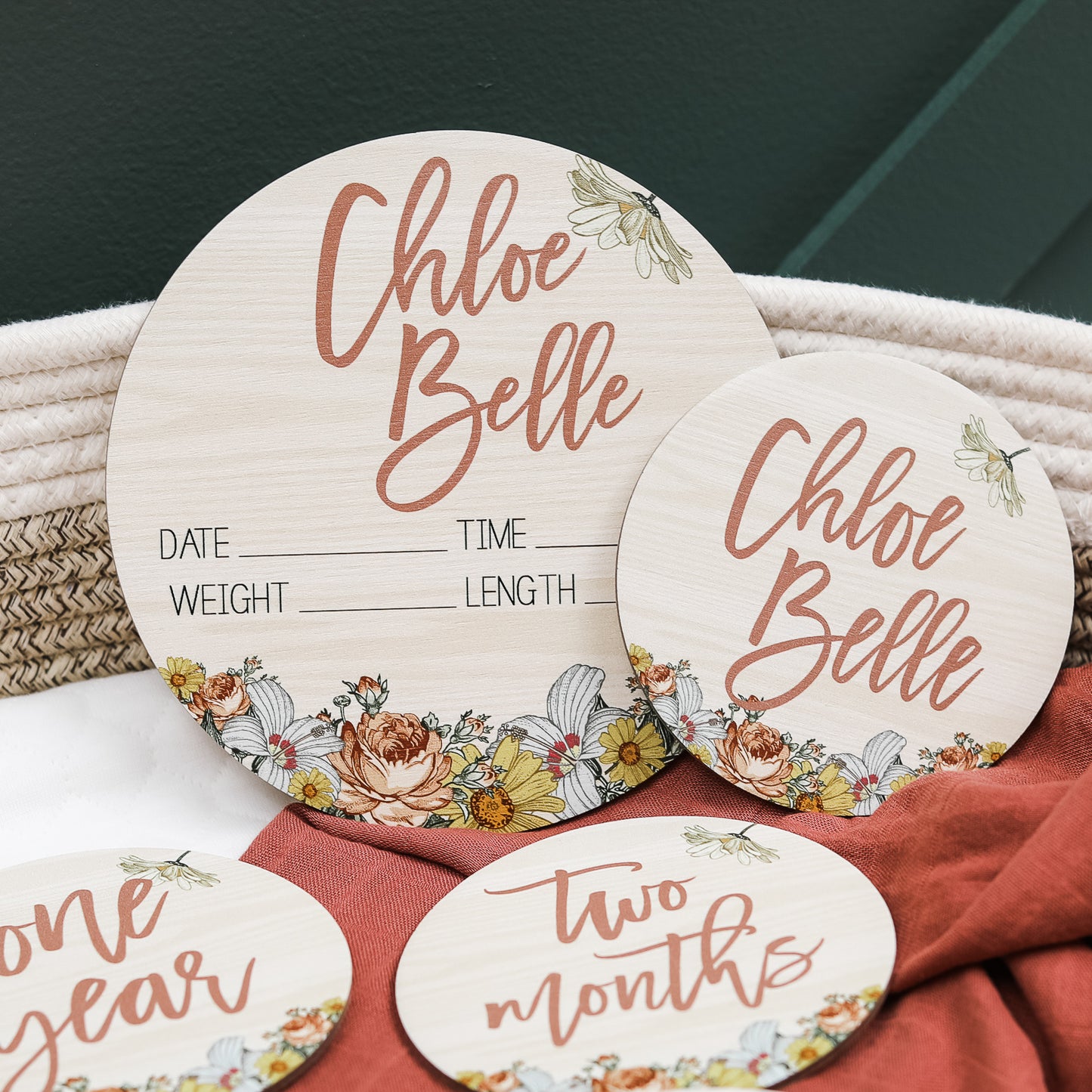 Chole Belle Milestone Markers