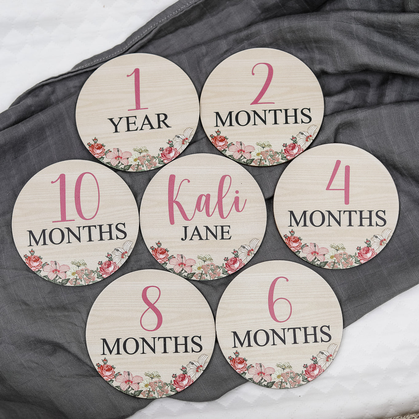 Printable Baby Milestone Markers, Milestone Stickers