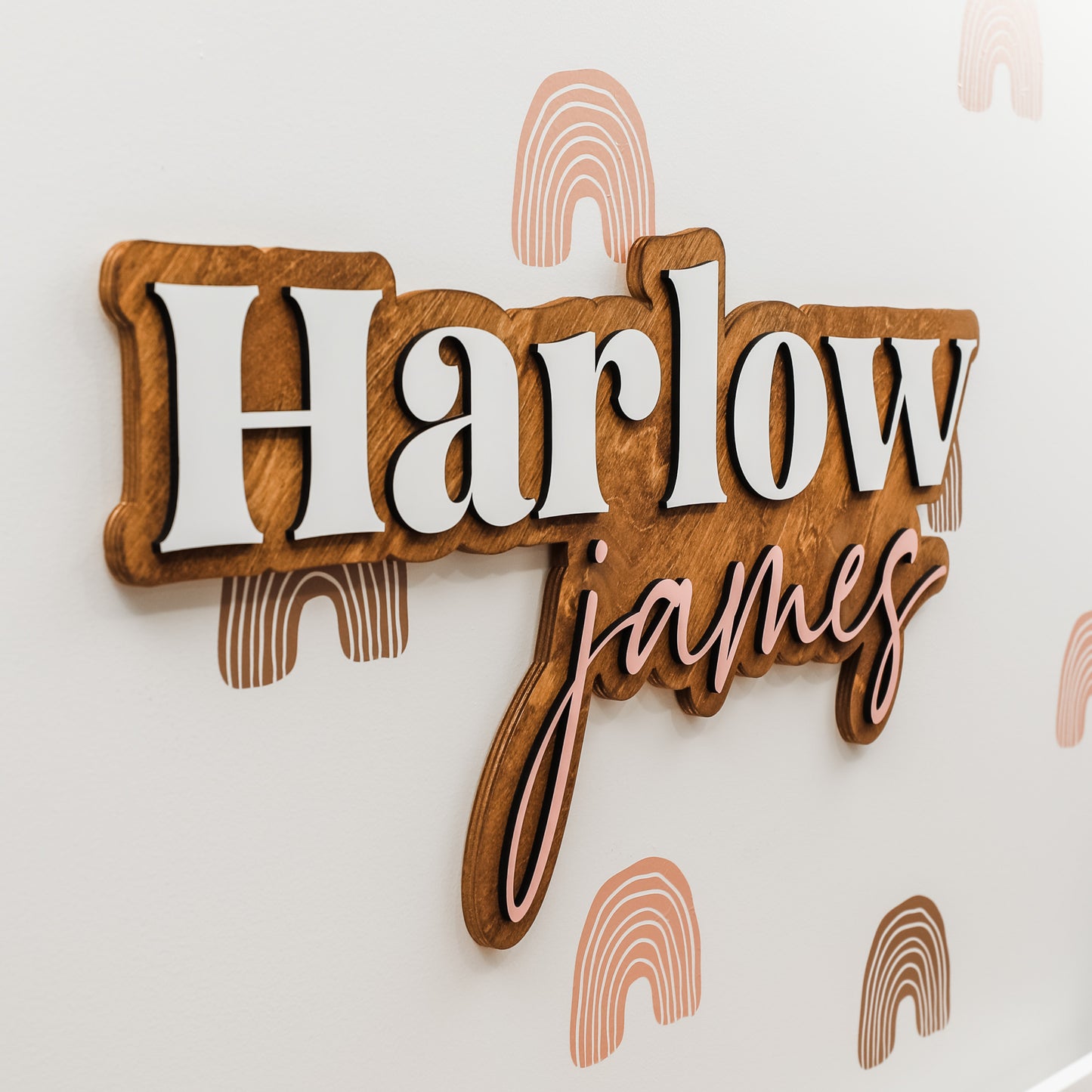 Harlow James Layered Sign