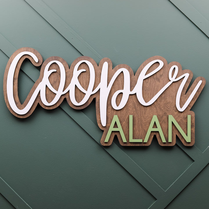 Cooper Alan Layered Sign