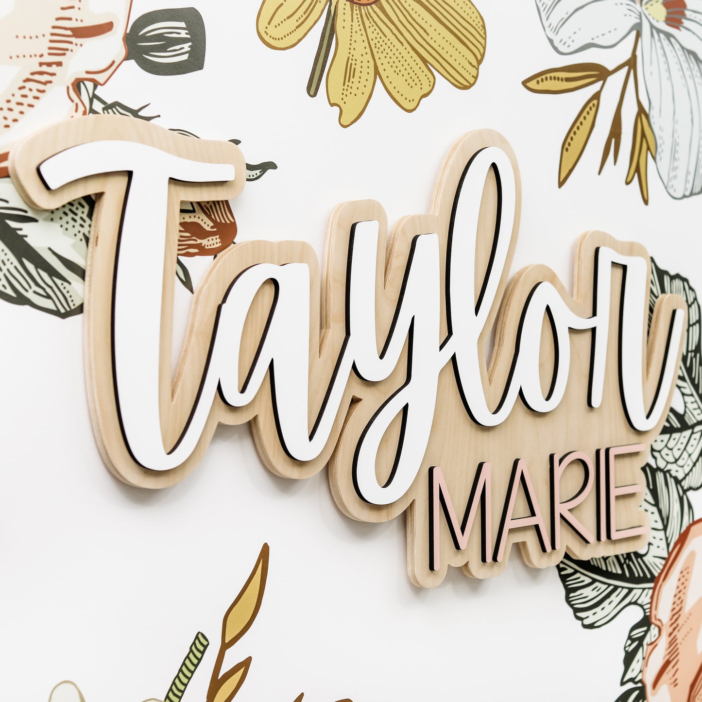 Taylor Marie Layered Sign