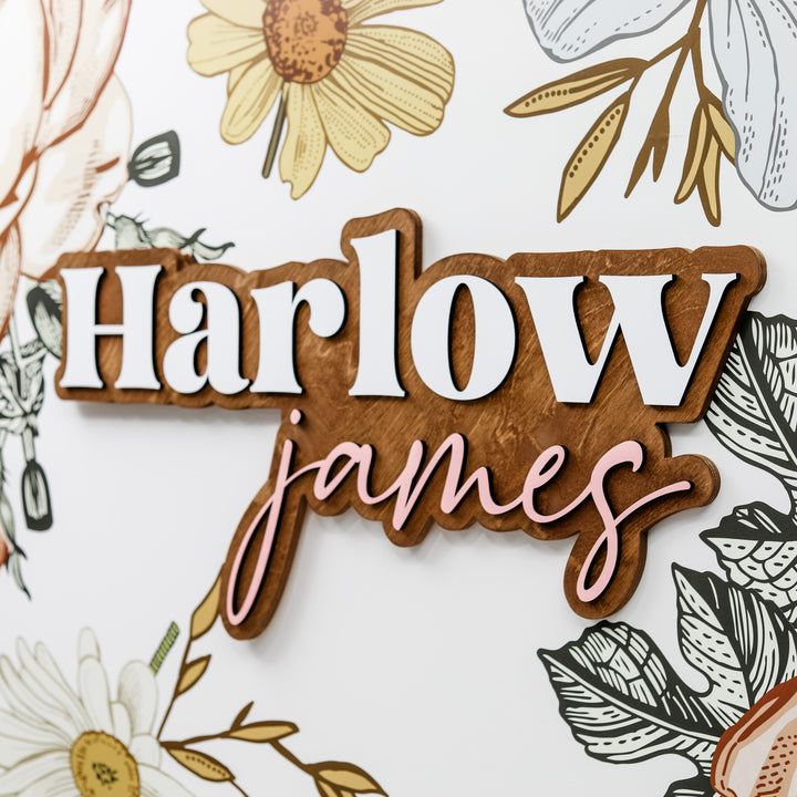 Harlow James Layered Sign
