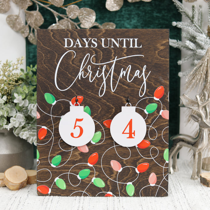 Christmas Light Strand Countdown