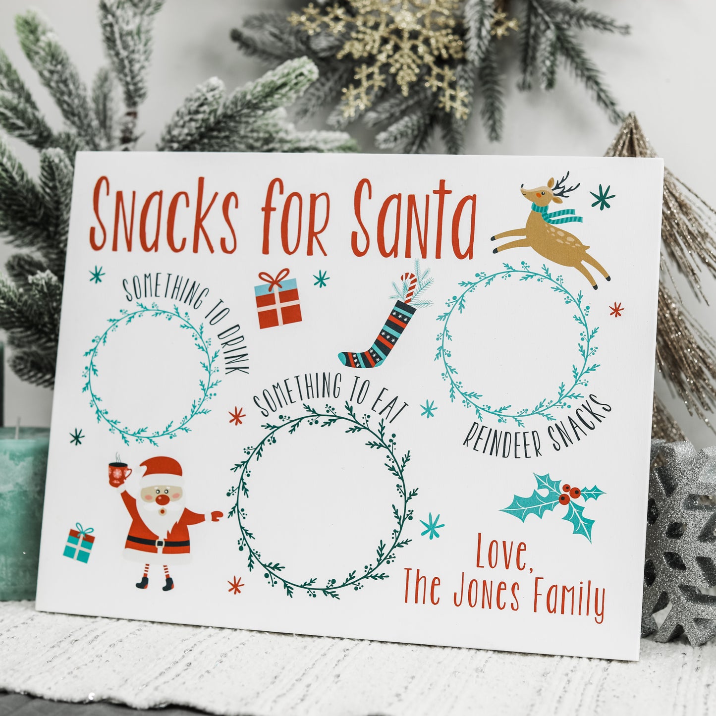 Personalized Santa Tray