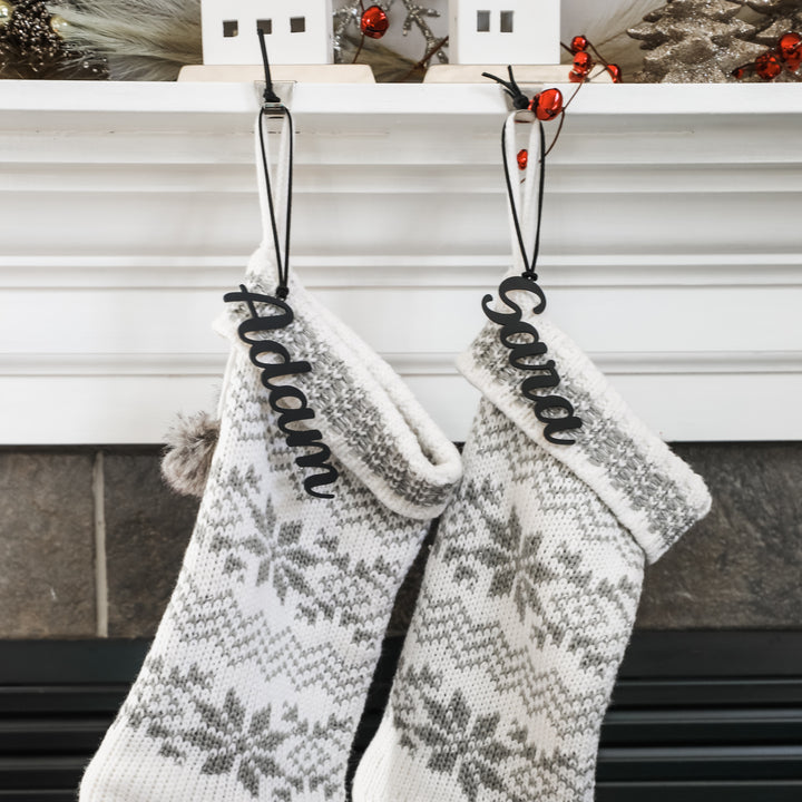 Personalized Name Stocking Tag