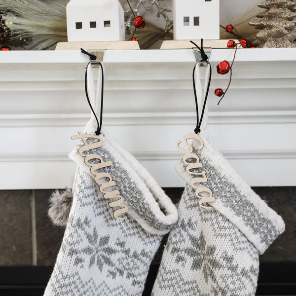 Personalized Stocking Name Tag