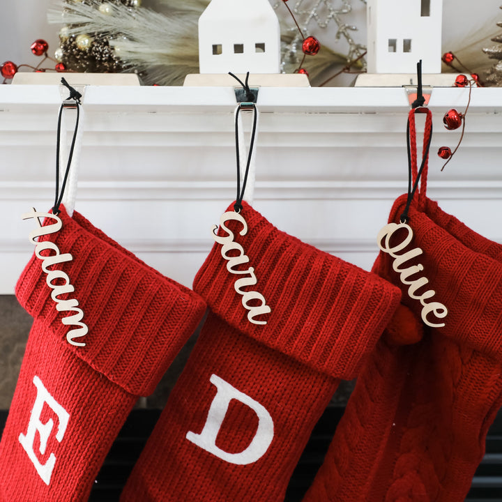 Personalized Stocking Name Tag