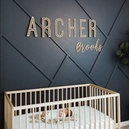 Archer James Name Cutout