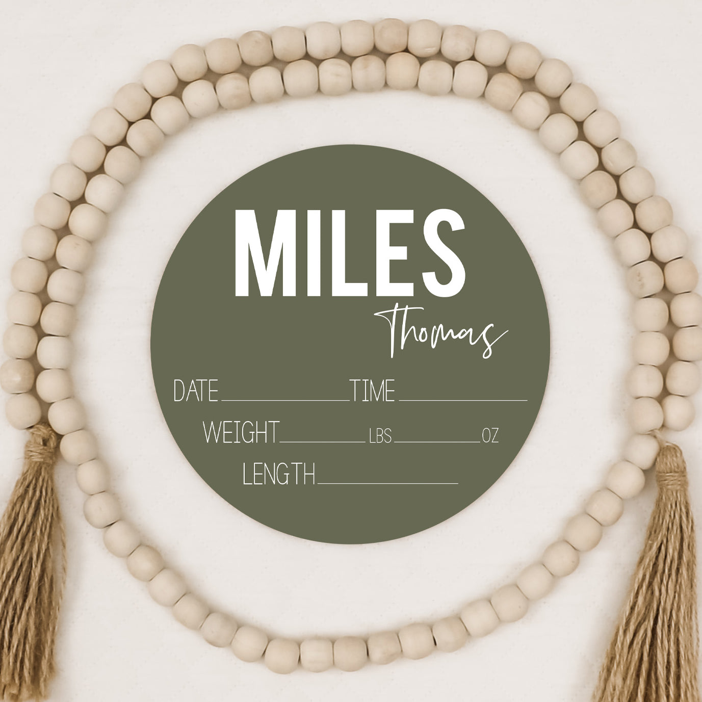 Miles Thomas Green Birth Stat