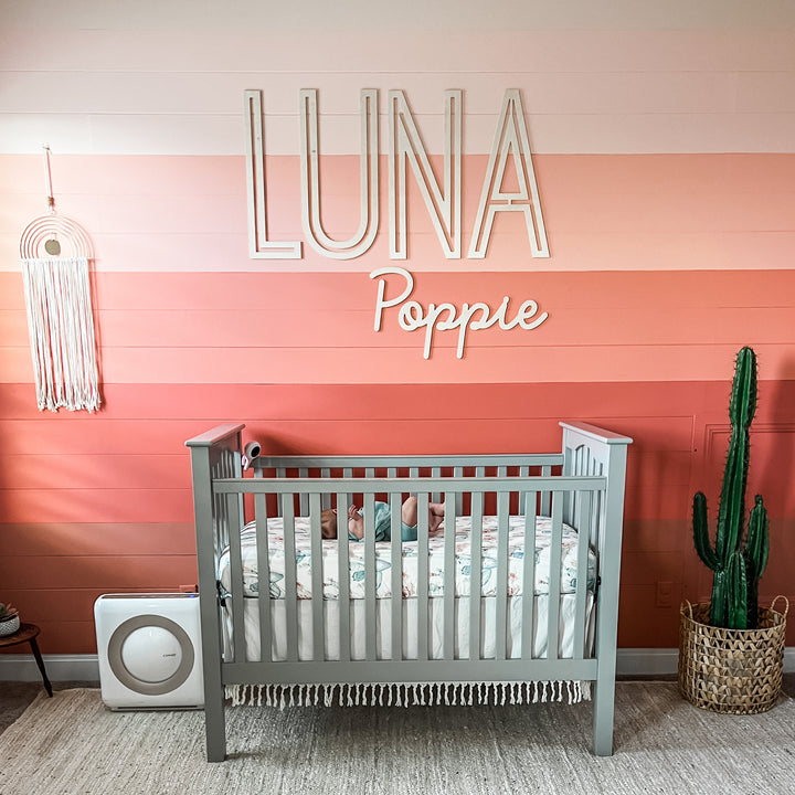 Luna Poppy Name Cutout