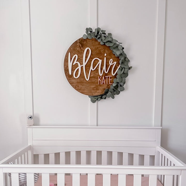 Blair Kate Round Name Sign