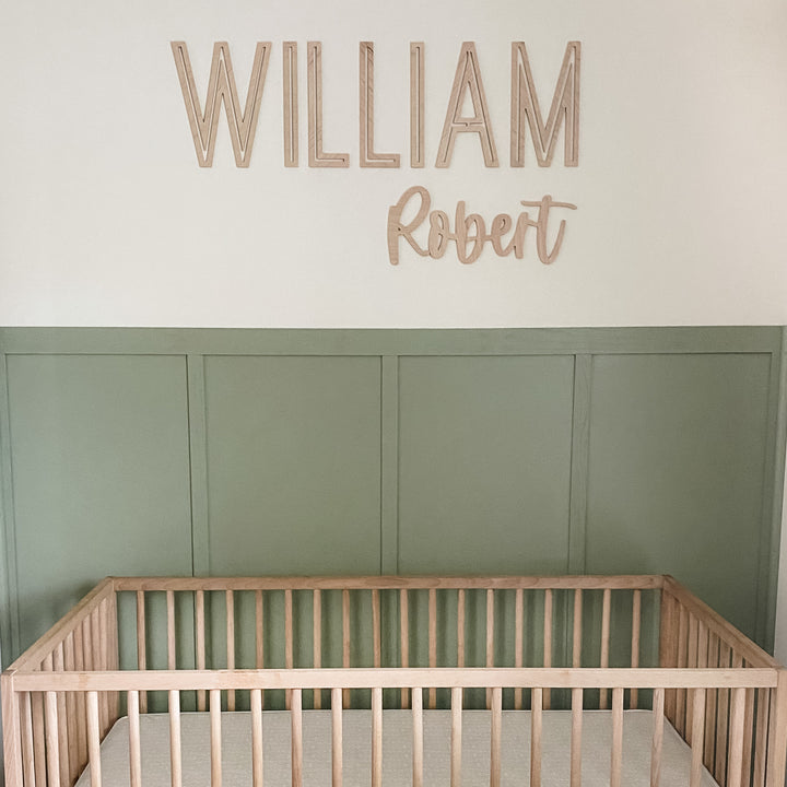 William Robert Name Cutout