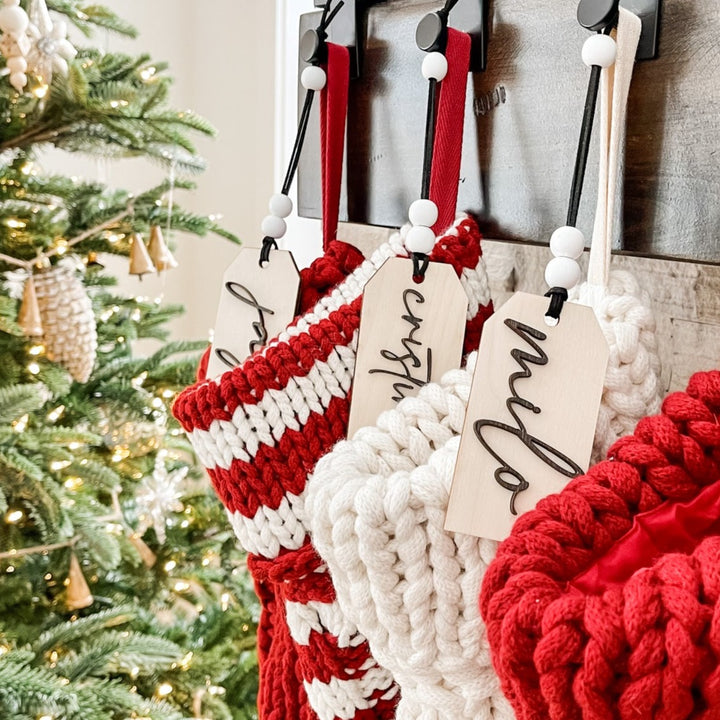 Personalized 3D Stocking Tag