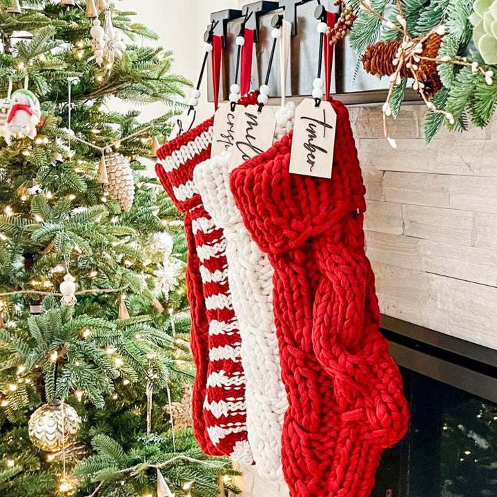 Personalized 3D Stocking Tag