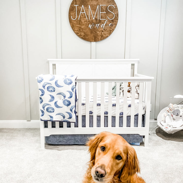 James Wade Round Name Sign