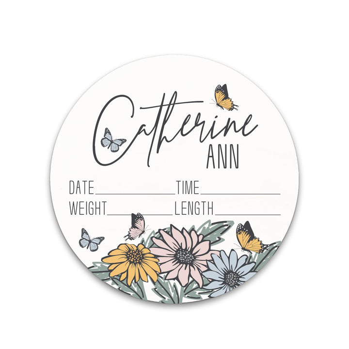 Catherine Ann Butterfly Birth Stat