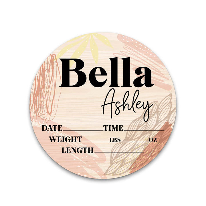 Bella Ashley Abstract Birth Stat