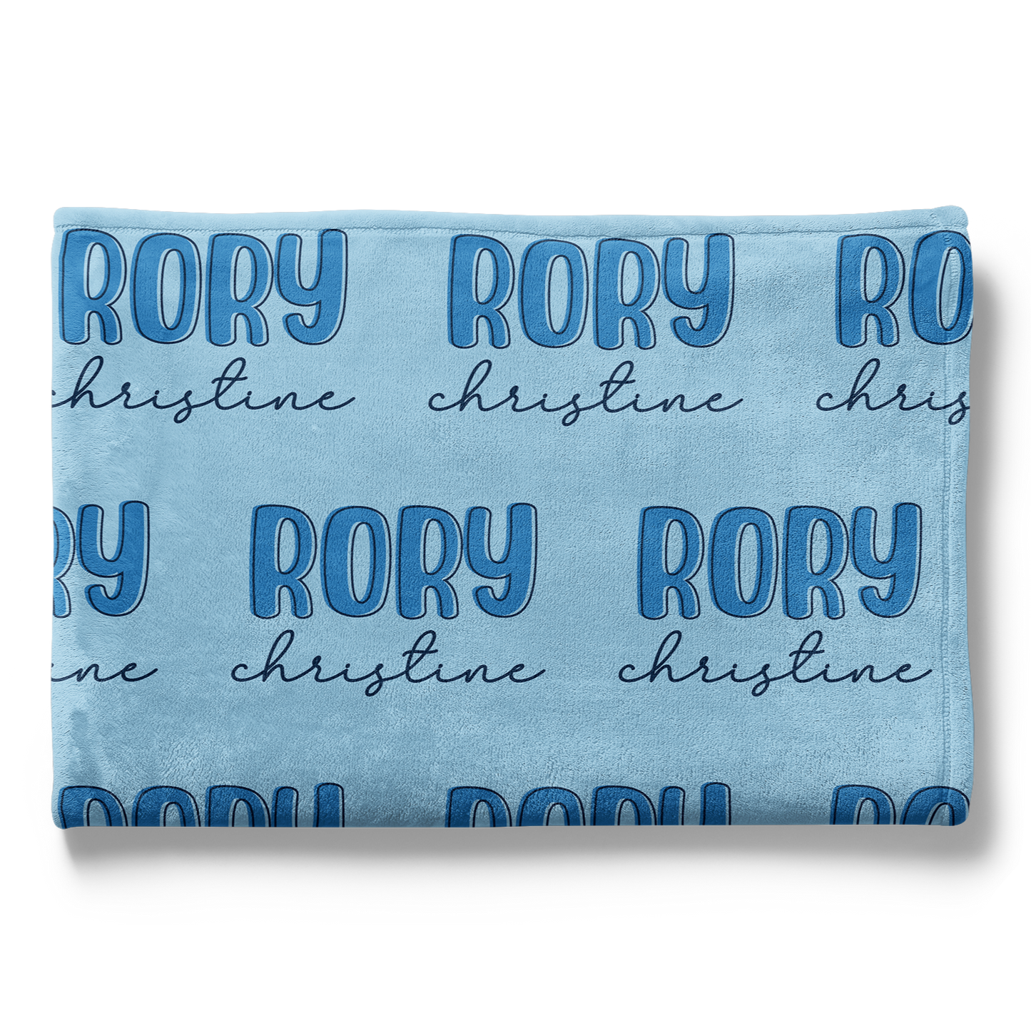 Personalized Funky Name Blanket