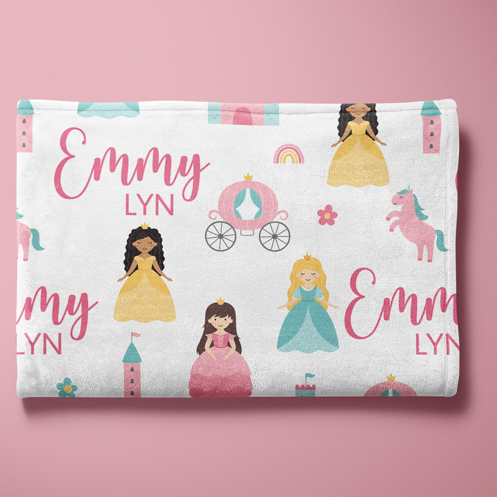 Personalized Princess Name Blanket