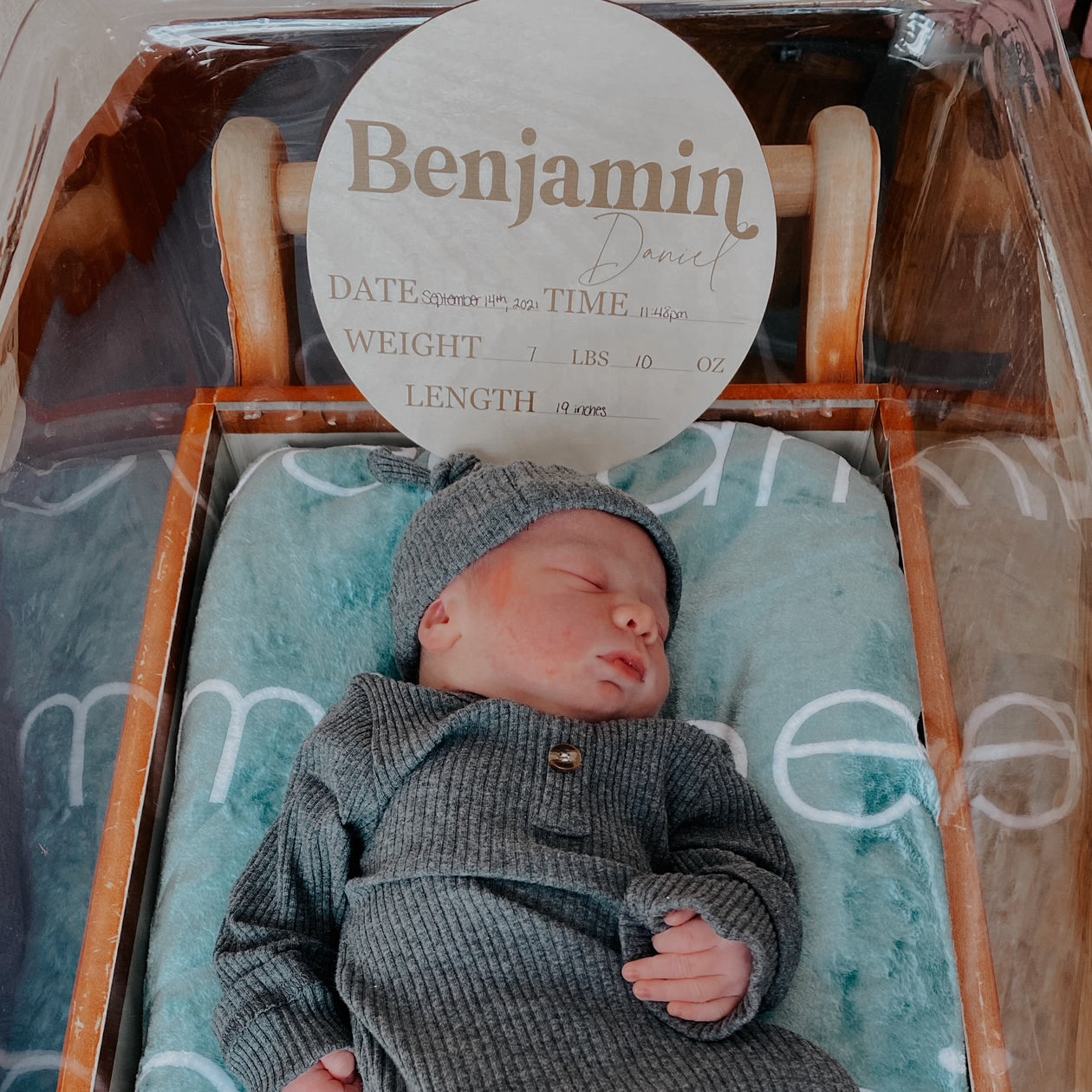 Mason Patrick Engraved Look Birth Stat