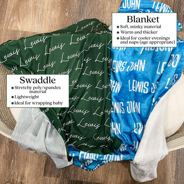 Bowdy Baby Name Swaddle