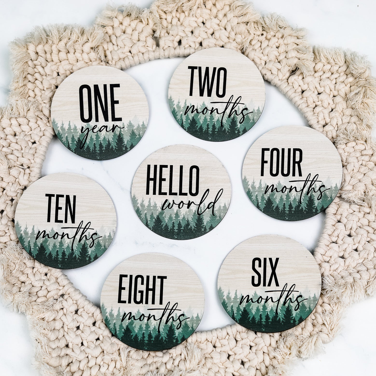 Walker Reed Milestone Markers – Hickory Hollow Designs