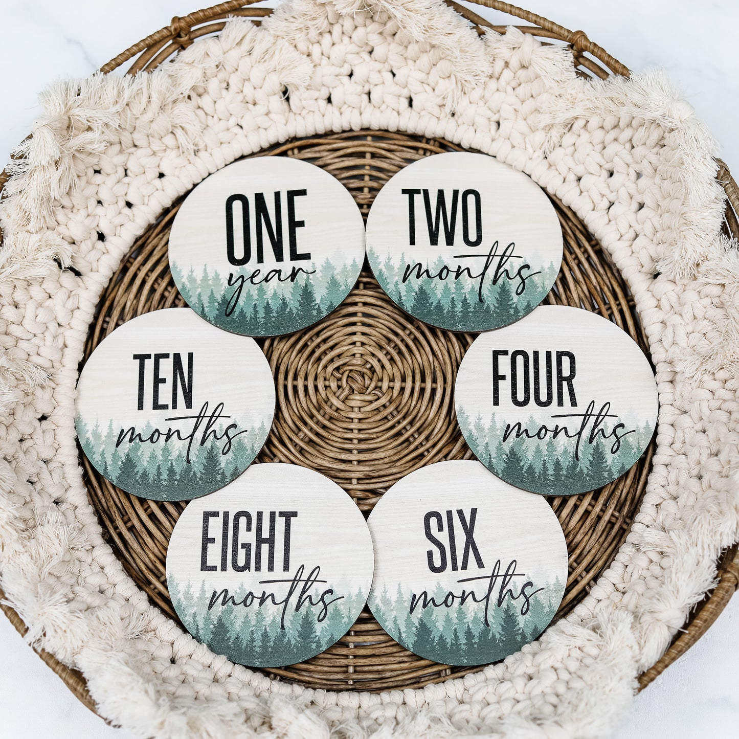 Walker Reed Walker Reed Milestone Markers – Hickory Hollow Designs