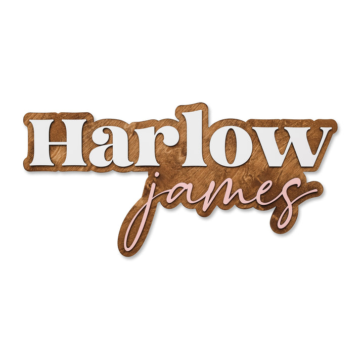 Harlow James Layered Sign
