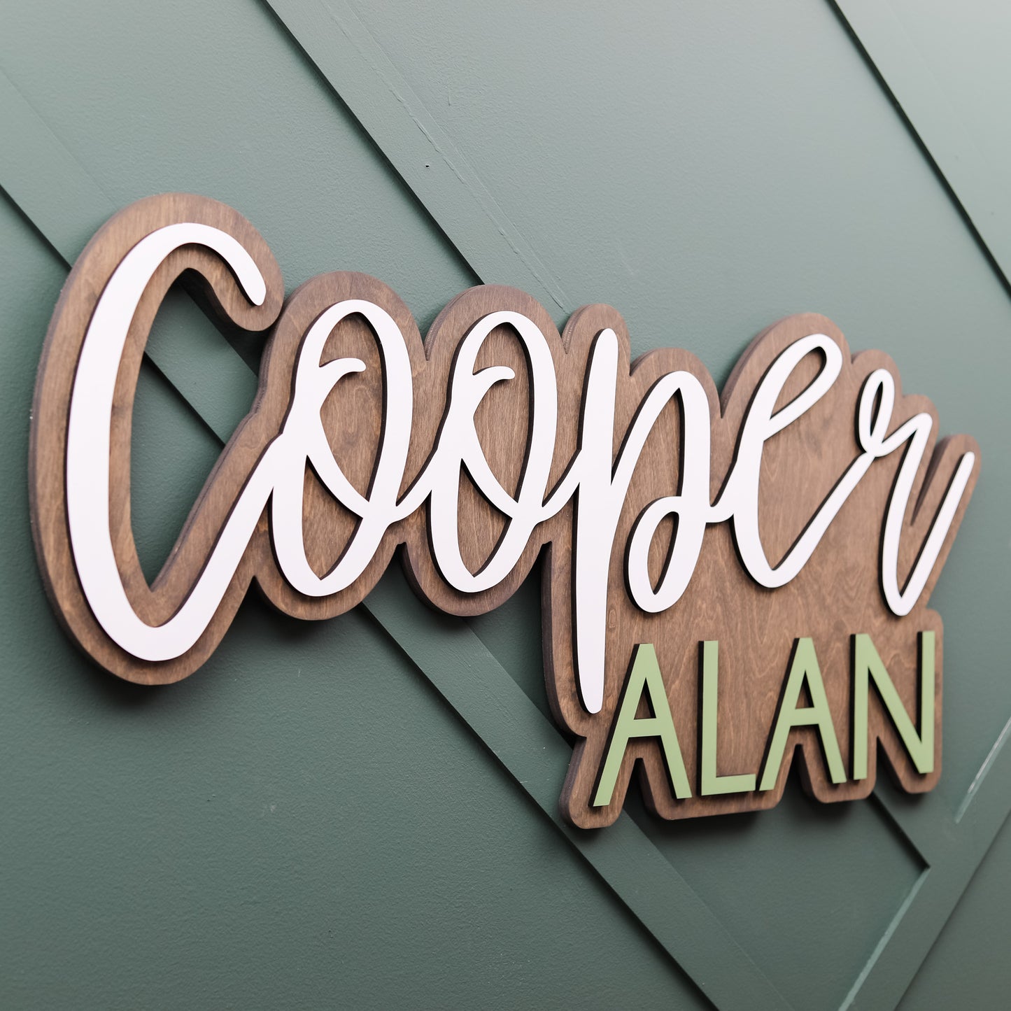 Cooper Alan Layered Sign