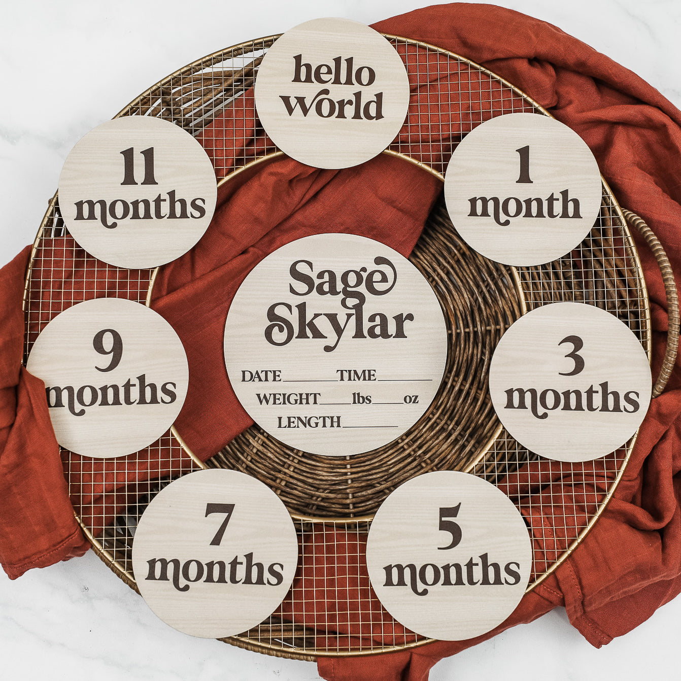 Sage Skylar Milestone Markers