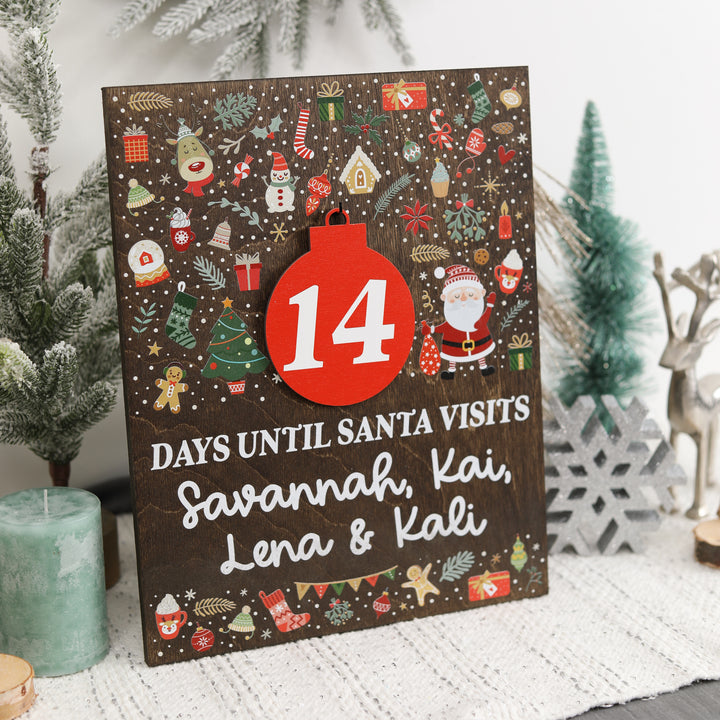 Personalized Christmas Countdown