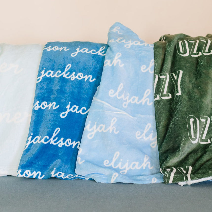 Personalized Baby Name Blanket