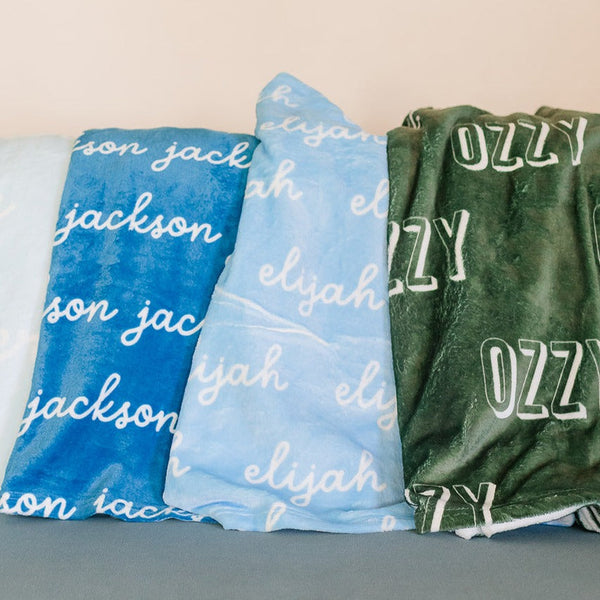 Personalized Baby Name Blanket