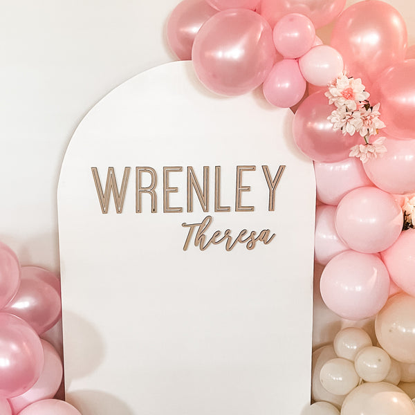 Wrenly Thersa Name Cutout