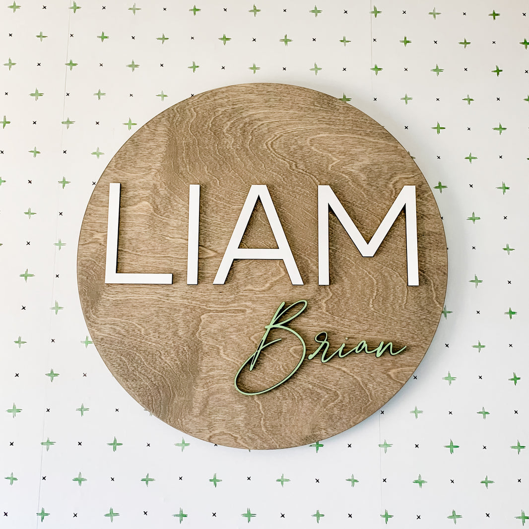 Round Name Signs – Page 2 – Hickory Hollow Designs