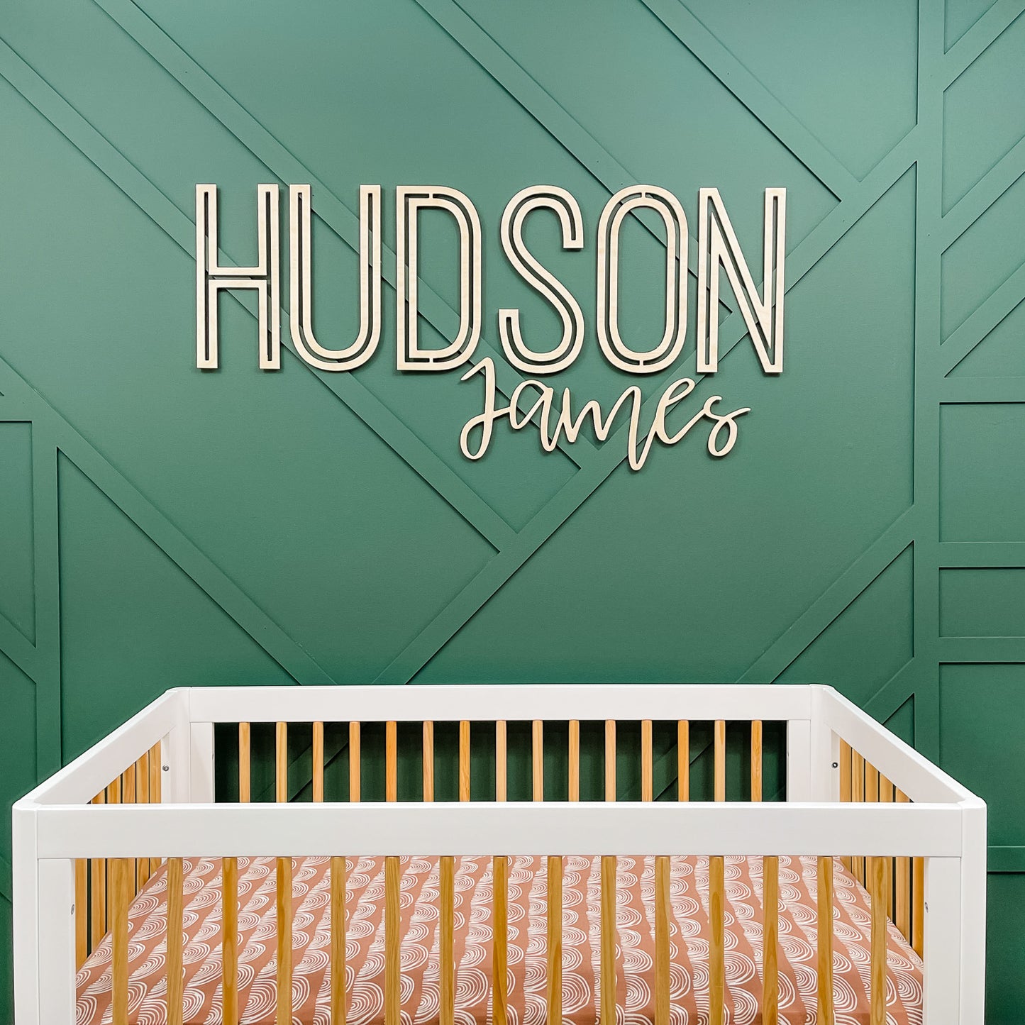 Hudson James Name Cutout
