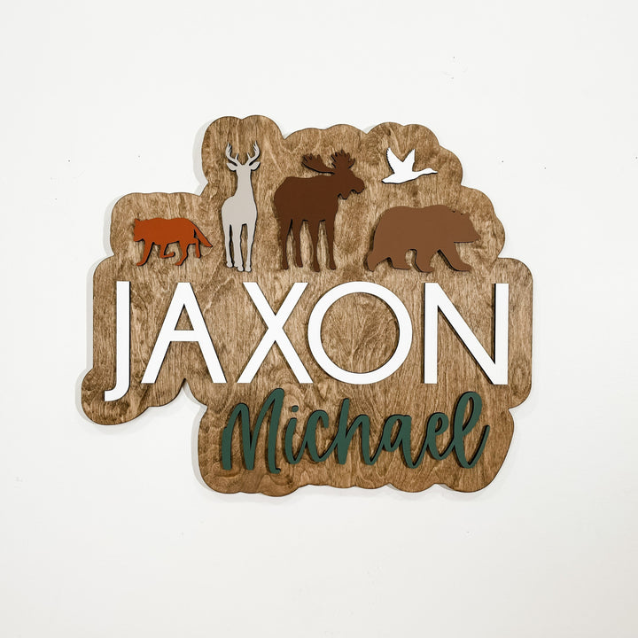 Jaxon Michael Wildlife Outline Design