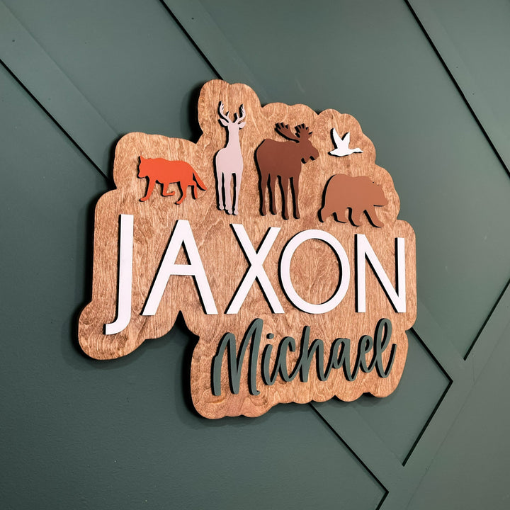 Jaxon Michael Wildlife Outline Design