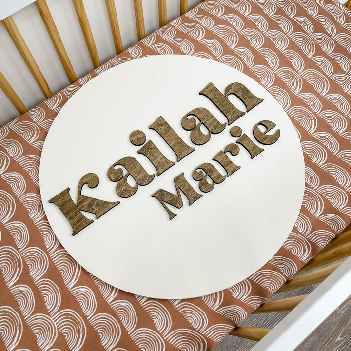 Kailah Marie Round Name Sign