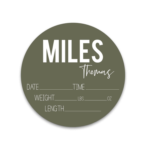 Miles Thomas Green Birth Stat