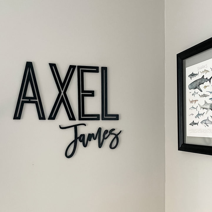 Axel James Name Cutout